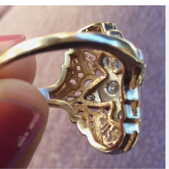 New diamond 14k solid gold ring size 6 Sundance Charm - Picture 10 of 12